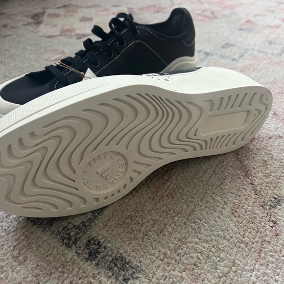 Adidas by Stella McCartney Black Sneakers black $100 - Picture 3 of 4